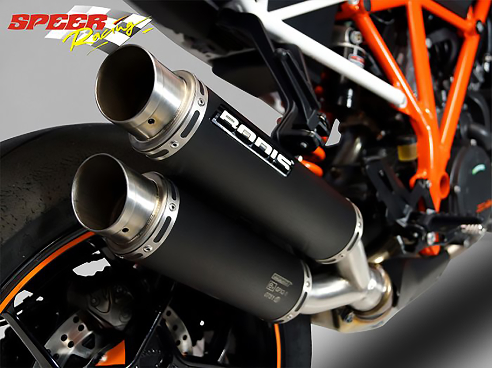 KTM 1290 Super Duke Carbon Auspuff Hitzeschild 17-19 3 Schraubenlöcher